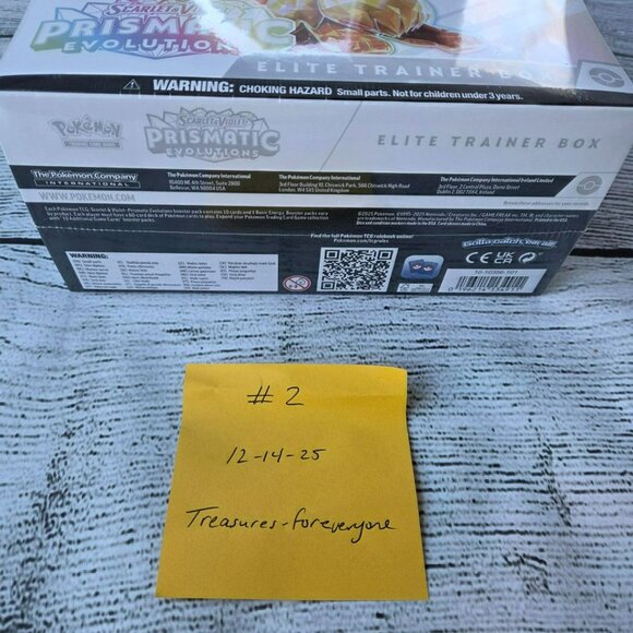 Pokémon Prismatic Evolutions ETB Elite Trainer Box Factory Sealed Dollar General - Picture 2 of 7